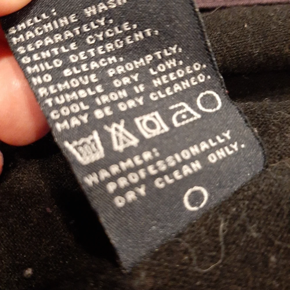 LONDON FOG Purple coat with removable hood - Picture 13 of 13